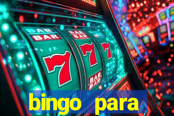 bingo para despedida de solteira para imprimir